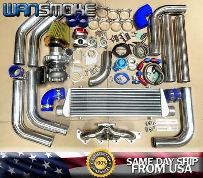 BL For Hyundai Tiburon Elantra GT 2.0L T3/T4 Turbo Kit Manifold Intercooler BOV • $758.90