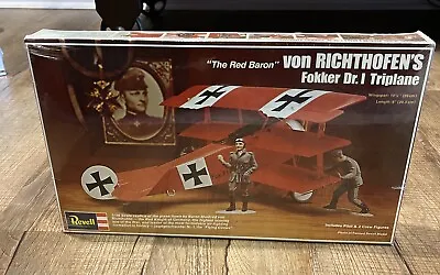 REVELL THE RED BARON Von RICHTHOFEN'S Fokker Triplane Model Kit 1/28 H-233Sealed • $90