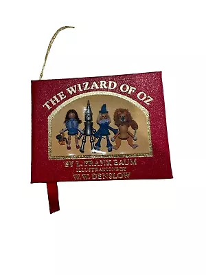 Vintage Christmas Kurt Adler The Wizard Of Oz Miniature Book Ornament 1984 • $19.99