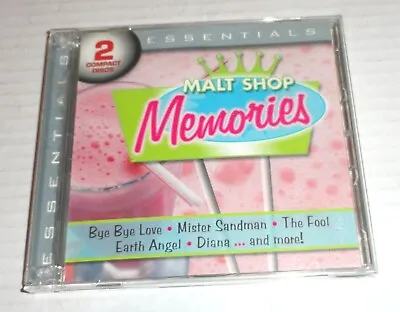 Malt Shop Memories 2-CD Audio Set Various Artists 21-Tracks • $5.09