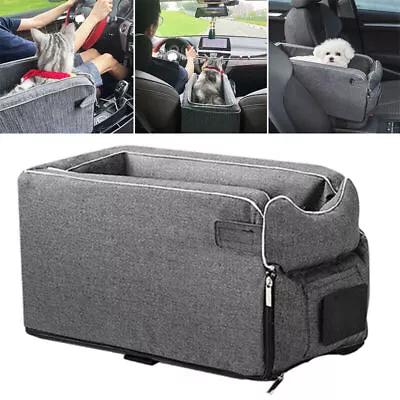 £24.92 • Buy Arm Rest Pet Dog Cat Booster Seat Non-Slip Car Armrest Box Travel Car Carrier