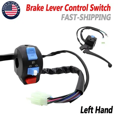 Brake Lever Side Control Switch Left Hand Parts For Moped Scooter 50cc-125cc US • $15.88