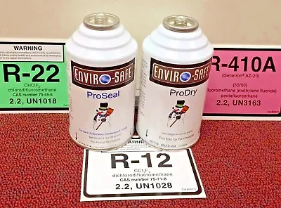 Envirosafe Refrigerant Support Pro Dry Pro Seal Super Stop Leak 2 Can Kit • $29.95