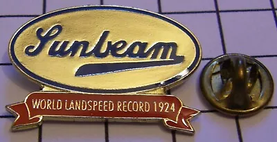 SUNBEAM WORLD LANDSPEED RECORD 1924 Vintage Pin • $4.99