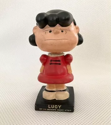 Lucy 1950s Peanuts Bobble Head Doll Retro Vintage Collection Lego Japan Used • $214.26