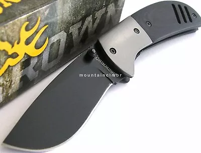 Browning Crossfox Pocket Folder Black G10 Micarta Handle Knife • $18.95