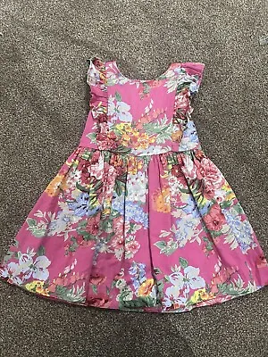 £18 • Buy Floral Polo Ralph Lauren Girls Dress Age 3