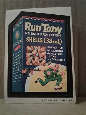 1973 WACKY PACKAGES SERIES 2 TAN BACK RUN TONY SHELLS Excellent  • $20