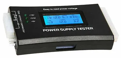 Power Supply Tester PC Computer LCD 20/24 Pin 4 PSU ATX BTX ITX SATA HDD Digital • $11.38