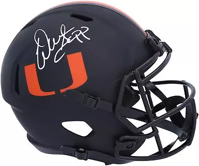 Warren Sapp Miami Hurricanes Autographed Riddell Eclipse Speed Replica Helmet • $296.99