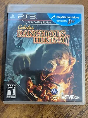 Cabela's Dangerous Hunts 2011 (Sony PlayStation 3 PS3 2010) • $4