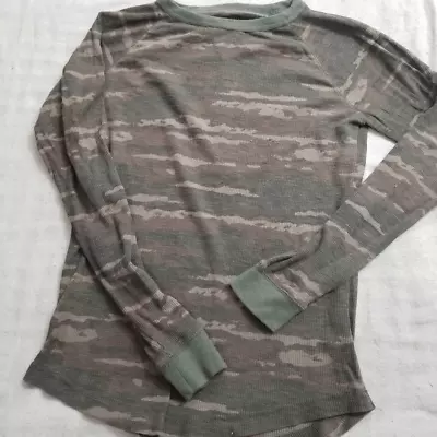 Mossimo Supply Co. Camouflage Thermal Long Sleeve Shirt Sz M 1096 • $20