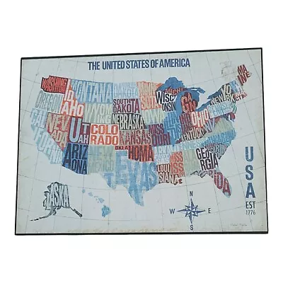 P Graham Dunn Rustic Look United States Of America Flag • $10