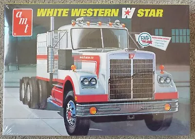 1/25 White Western Star Big Rig Tractor AMT #724 Shrink Wrapped MISB • $35.99