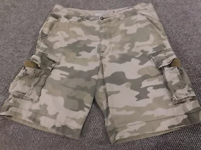 Canyon River Blues Mens Shorts 38 Green Camo Cargo • $15