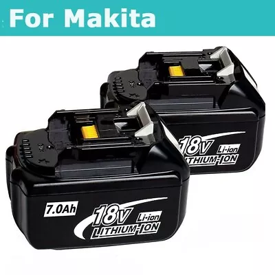 2 Packs For Makita 18V Cordless Battery Li-Ion BL1830 BL1850 BL1860 LXT Genuine  • £29.89