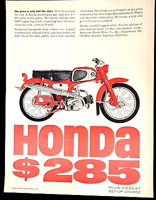 Honda Sports 50 Original 1963 Vintage Print Ad • $6.75