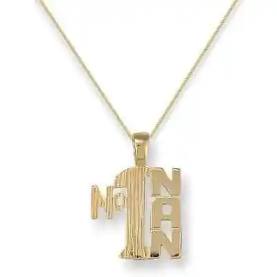 9ct Yellow Gold 1g Number One Nan Pendant • £116.95