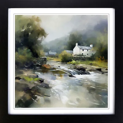 Wales Impressionism No.3 Wall Art Print Framed Canvas Picture Poster Decor • $43.50