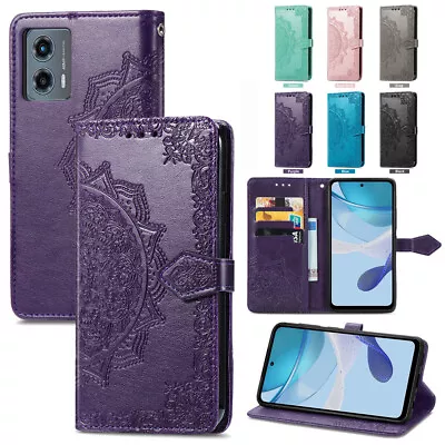 For Motorola X40 P40 G9 Power G84 5G G73 G62 G54 5G Leather Wallet Phone Case • $10.39