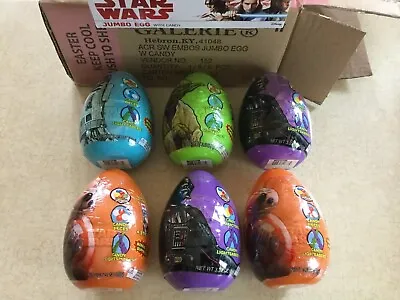 New Complete Display Star Wars JUMBO Easter Egg Toy Surprise-Candy LightSabers • $111.09