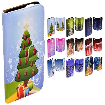 For Samsung Galaxy Note Series - Christmas Tree Theme Print Wallet Phone Cover • $13.98