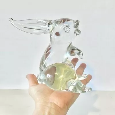 Large Marcolin Art Crystal Bunny Rabbit Made In Sweden • $40
