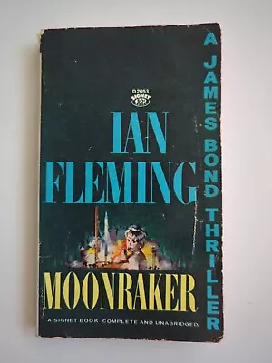 Moonraker Ian Fleming Signet 1963 Paperback A James Bond Thriller SC PB Vtg • $12.99