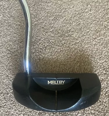 Maltby Professional Carbon Brass RM901 Series Putter Golf Black Milled • $29.99