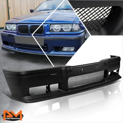 For 92-99 BMW E36 3-Series M3 Style Front Bumper Cover Lower Lip W/Grille Insert • $116.89