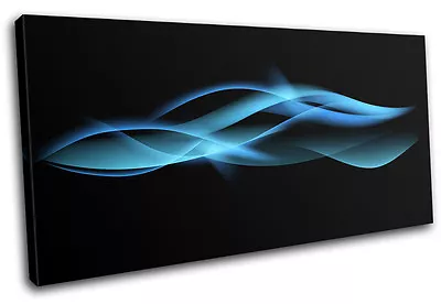 Smoke Colourful Vector  Abstract SINGLE CANVAS WALL ART Picture Print VA • $89.99