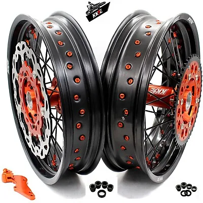 KKE 17  Motard Supermoto Wheels Rim Fit For KTM EXC F SXF XC 125-530CC 2003-2024 • $989