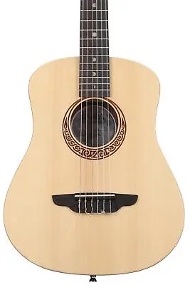 Luna Safari Spruce Travel Nylon Guitar - Satin Natural • $189