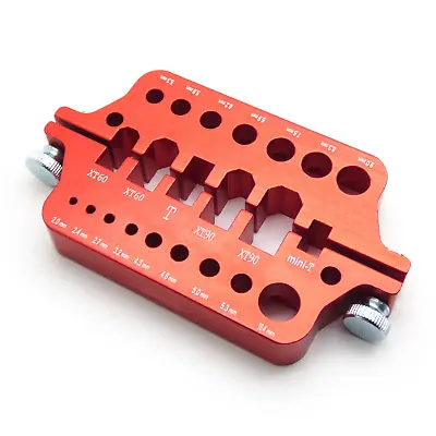 Aluminum Soldering Jig For RC Connectors (Bullet XT60 XT90 Dean's Mini-T/T • $14.95