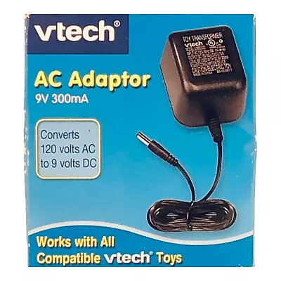 VTECH Universal AC Adaptor 9V 300mA Power Supply 80-0877 Toy Transformer New • $16.98