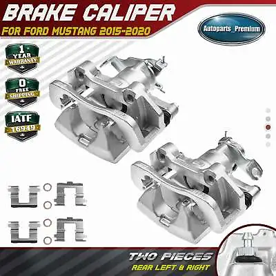 2x Disc Brake Calipers With Bracket For Ford Mustang 2015-2020 Rear Left & Right • $120.99