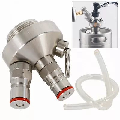 Ball Lock Hose Stainless Steel Mini Keg Tap Dispenser Beer Growler Home Brewing • $22.80