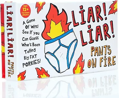 Liar Liar Pants On Fire Family Card Game Dice Guess Who's Lying Party Game • £9.99