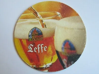 Beer Sous-Bock Coaster ~ LEFFE Biere D'Abbaye Belge Blonde Ale ~ Leuven BELGIUM • $17.05