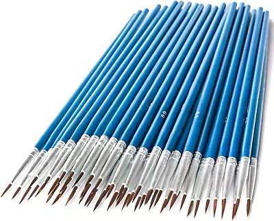 60Pcs Very Small Paint Brushes Fine Tip For Nail Art Model Craft Painting Hobby • $11.99