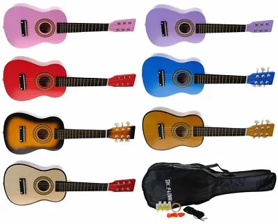 23  Kids Acoustic Toy Guitar Kit Gig Bag + Picks + Strap + Tuner • $29.95