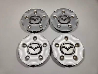 4 Mazda Alloy Wheel Centre Caps Genuine 323 2000 Set B30F37190 Rim Emblem Badge • $39