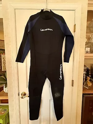 Lemorecn Wet Suit Large | Black And Blue Color | 3:2mm Neoprene • $36.99