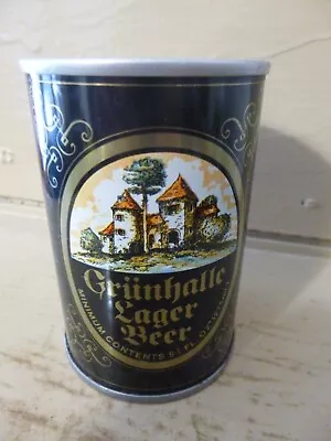 Grunhalle Lager Steel Beer Can        -[empty Cans Read Desc.]- • $0.99