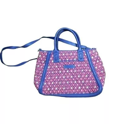 Vera Bradley Convertible Detachable Crossbody Purple Pink Handbag Purse • $19.99