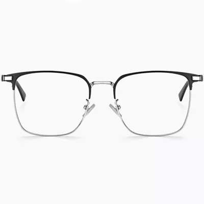 Huge Oversized Glasses For Men Wide Fat Face Brillengestell Eyeglass Metal Frame • $59.95