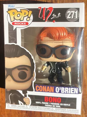 Custom Funko Pop Vinyl Figure Conan O'Brien As Bono From U2 # 271 • $30.16