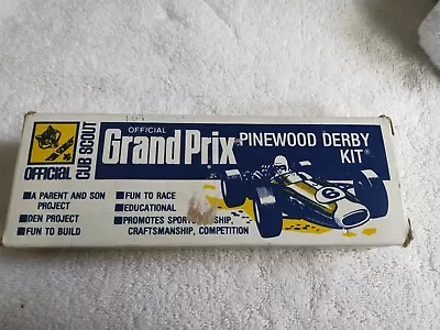 Cub Scout Official Grand Prix Pinewood Derby Kit No 1622 BSA Vintage 1980 NOS • $8