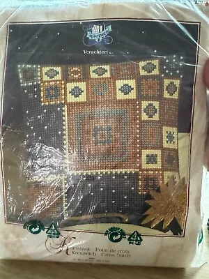 Vervaco Verachtert 569 Acrylic Cross Stitch Kit Pillow Cover 16  X 16  • $24.99