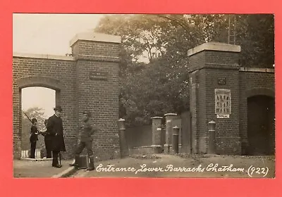 Entrance Lower Military Naval Barracks Chatham RP Pc Used W Naylar Ref  S25  • £10.50